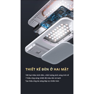 Đèn livestream tích hợp điều khiển Bluetooth Standbox V6 gập gọn tiện dụng, xoay 360 độ, dài tối đa 1.3m