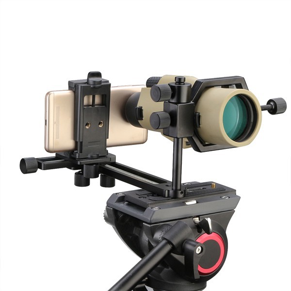 SVBONY SV180 Bộ chuyển đổi Kính viễn vọng Điện thoại Holeder với Nền tảng Micro-motion và Điều chỉnh Cần gạt Giá đỡ