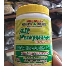 Phân Bón Lá NPK Growmore 15-30-15+TE Kích Hoa, Phát Triển Rễ - Tăng Đậu Quả (100g)