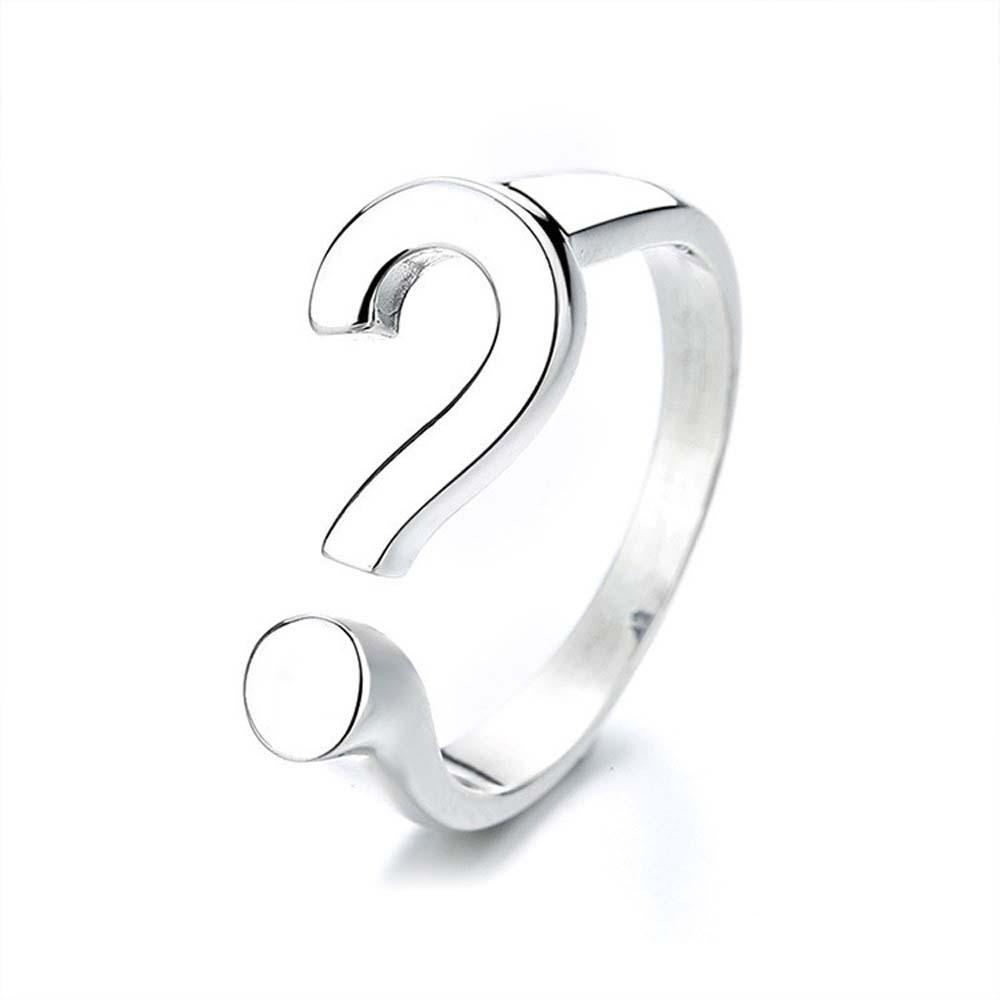 JARRED Nhẫn Bạc Có Thể Điều Chỉnh Kích Cỡ Dành Cho Nữ