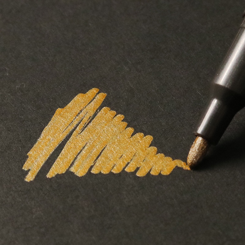 Bút dạ nhũ kim tuyến metallic CAO CẤP viết calligraphy nét 2mm, bút marker MODINA loại I