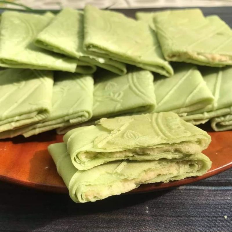 BÁNH KẸP LÁ DỨA ĐẬU XANH
