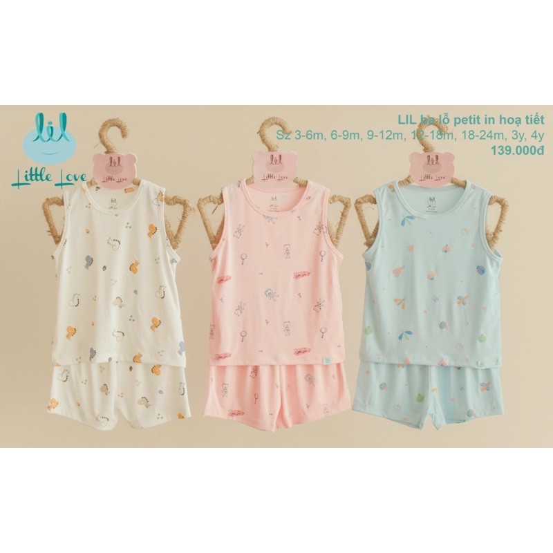 BỘ BA LỖ PETIT KÈM SHOP CHỤP