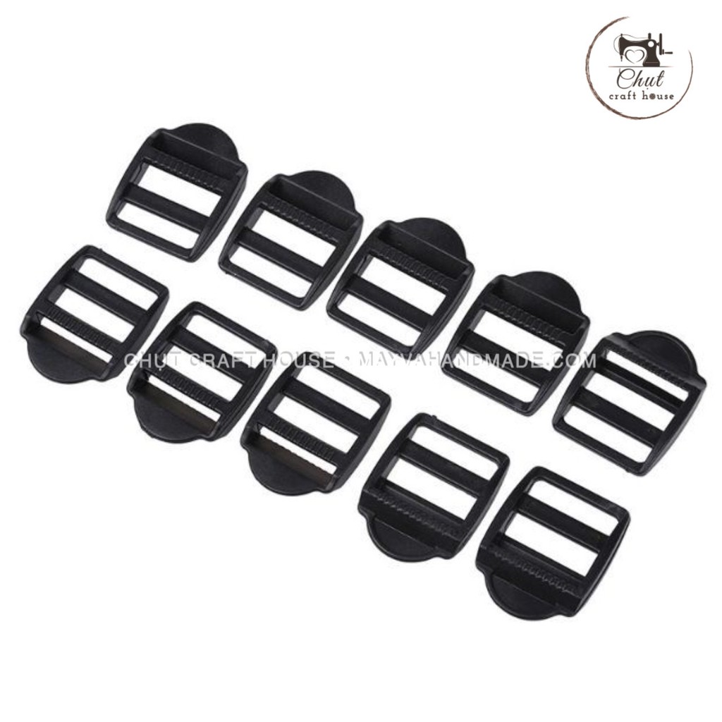 Chỉnh dây nhựa dùng cho Balo, túi, cặp, mũ bảo hiểm