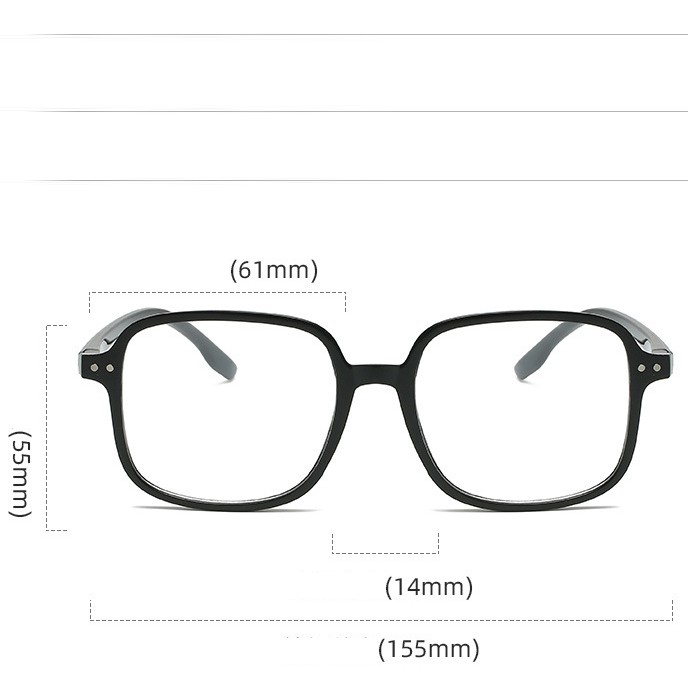 Kính mắt giả cận nam nữ, gọng kính cận vuông thời trang cao cấp hàng đẹp K355 thu_sam_shop | BigBuy360 - bigbuy360.vn