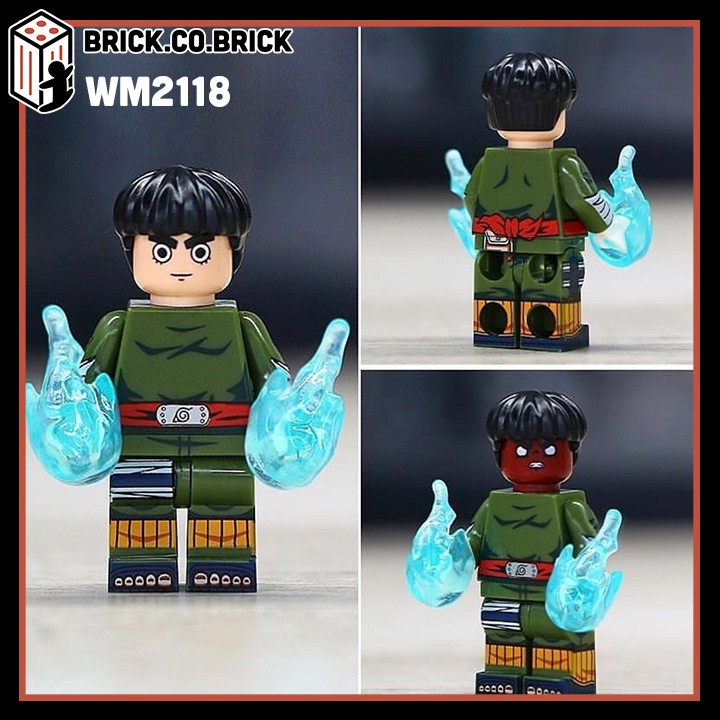 Đồ Chơi Lắp Ráp Anime Minifigure Naruto Lục Đạo Minato Uchiha Sasuke Rock Lee Might Guy Madara Zetsu WM6109