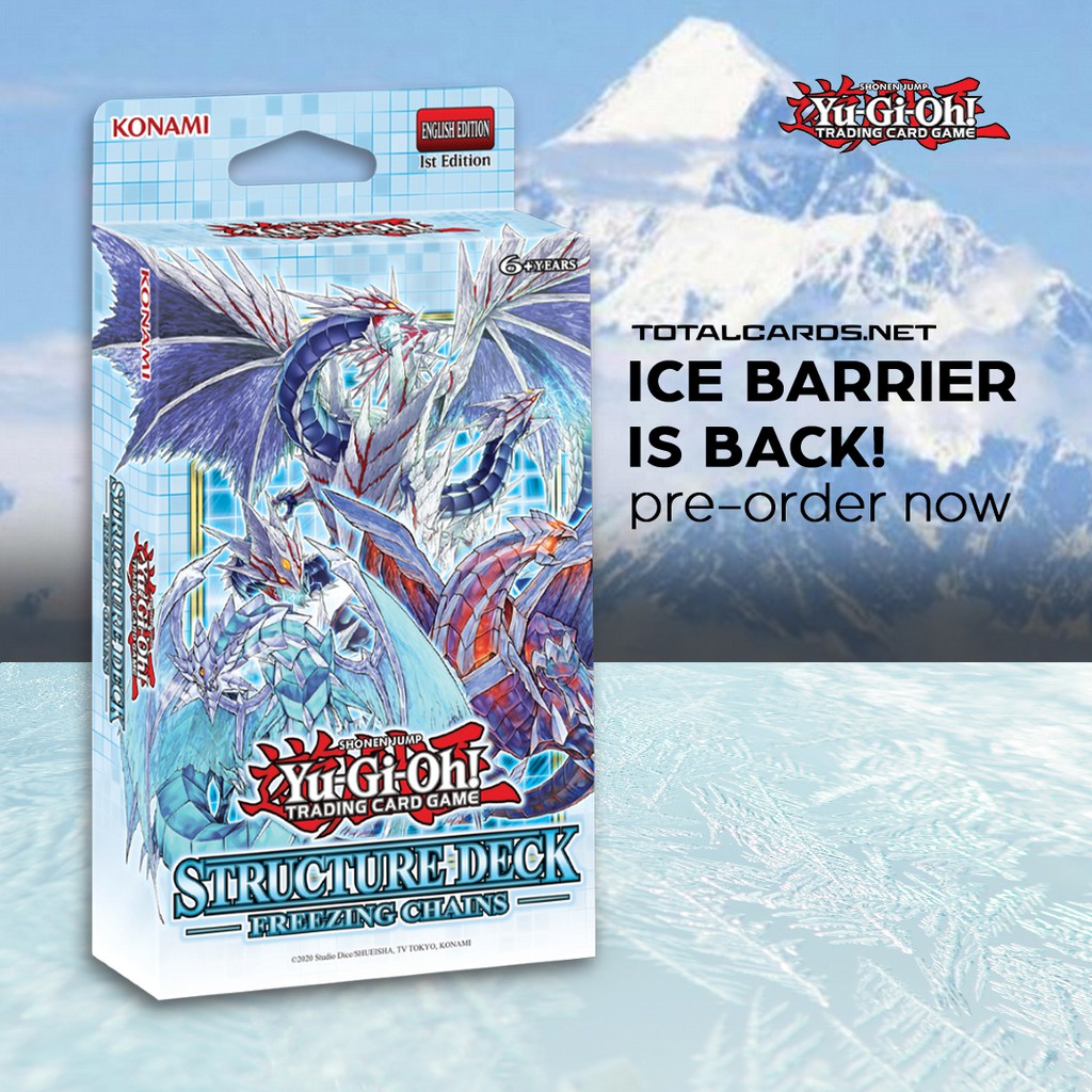 Hộp thẻ bài Freezing Chains Structure Deck Yugioh chính hãng - Nhập khẩu từ Anh Quốc