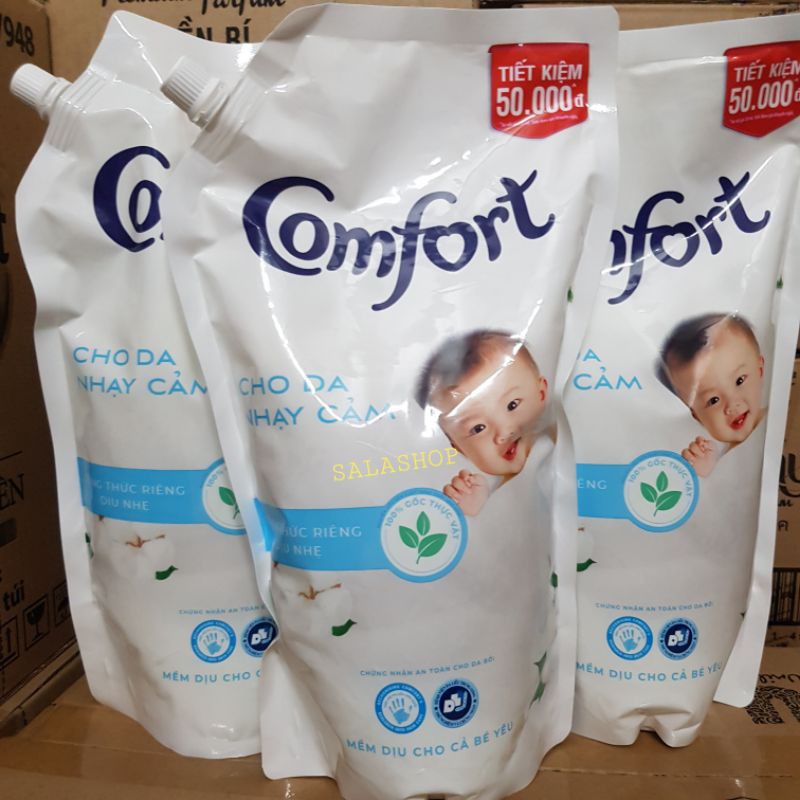 Nước xả vải Comfort đậm đặc cho da nhạy cảm 1.6l