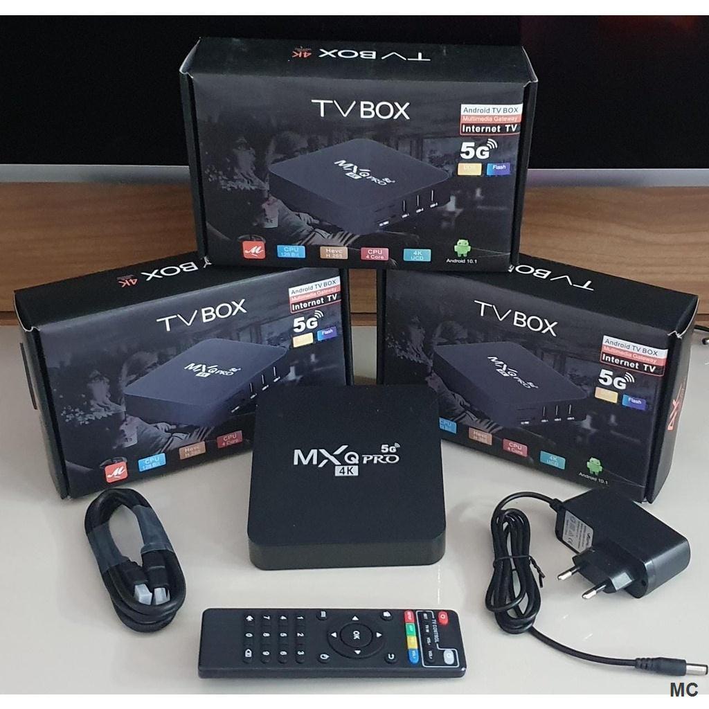 Tv box Thông Minh MXQ Pro 5g 4K 16 Gb/256 WiFi Android 11.1 HD Và Phụ Kiện