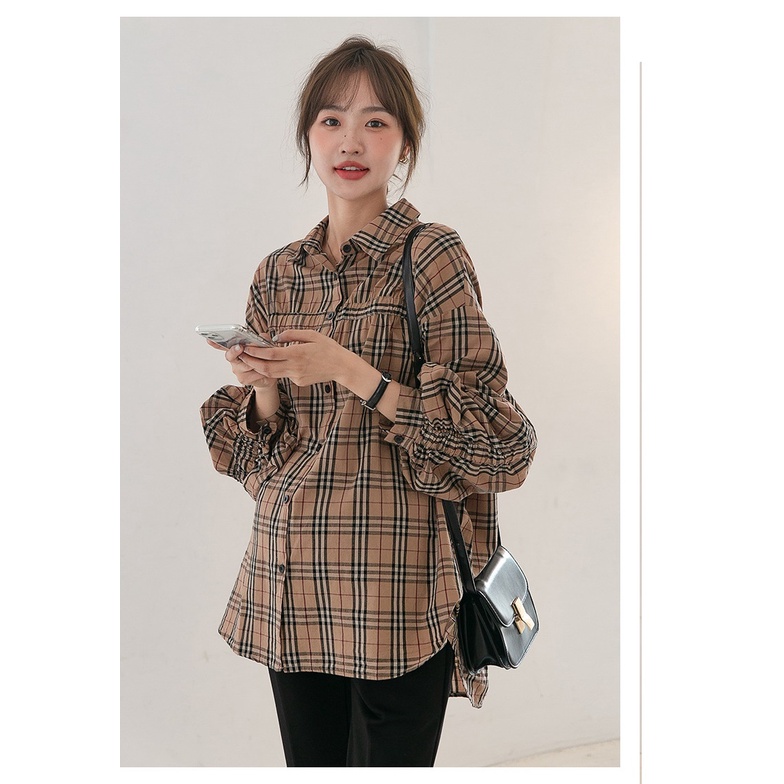 Áo Bầu Xinh Sơ Mi Bầu Xinh AB273