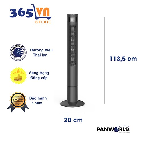 QUẠT THÁP KHÔNG TIẾNG ỒN CHÍNH HÃNG THÁI LAN PANWORLD PW-8207(B)