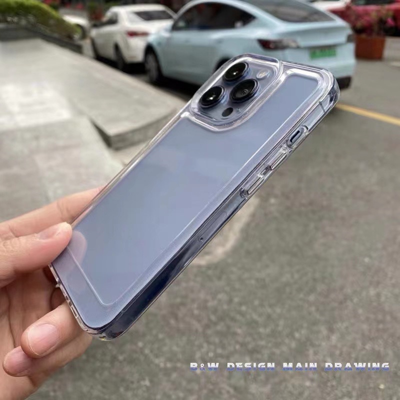 Ốp Điện Thoại TPU Mềm Trong Suốt Chống Sốc Sang Trọng Cho iPhone 13 12 11 Pro MAX 7Plus 8Plus X XS MAX XR