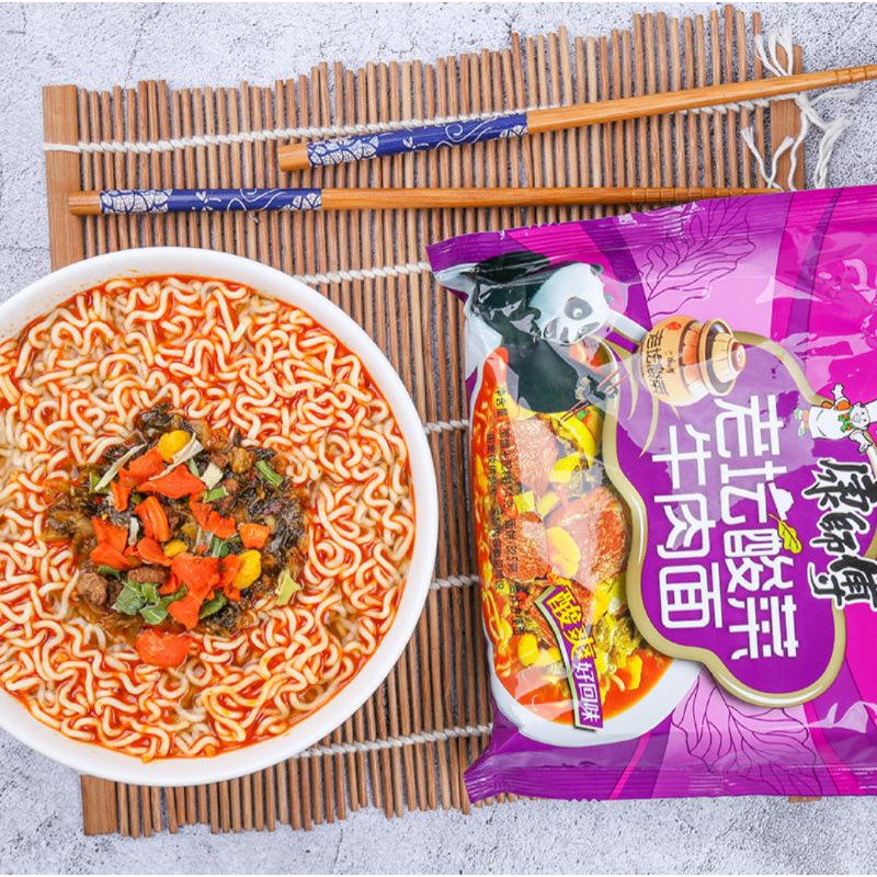 [sẵn] 1 gói mỳ tôm dưa bò chua cay khang sư phụ 100gr