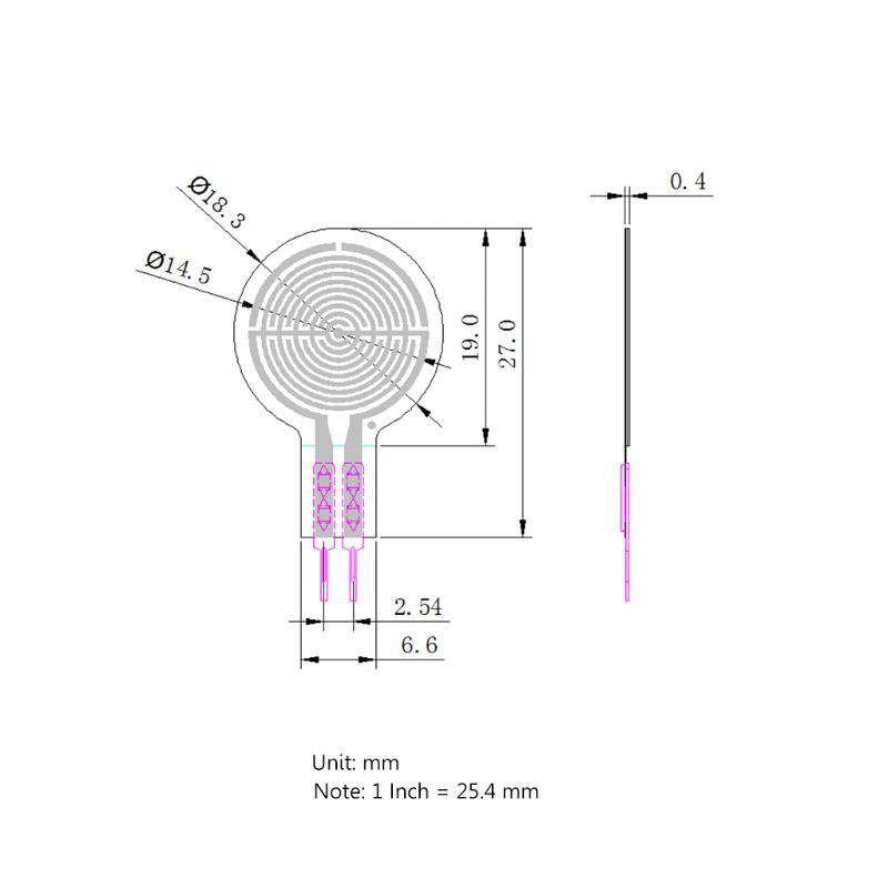 Công tắc cảm biến áp suất mỏng rp-c18.3-st