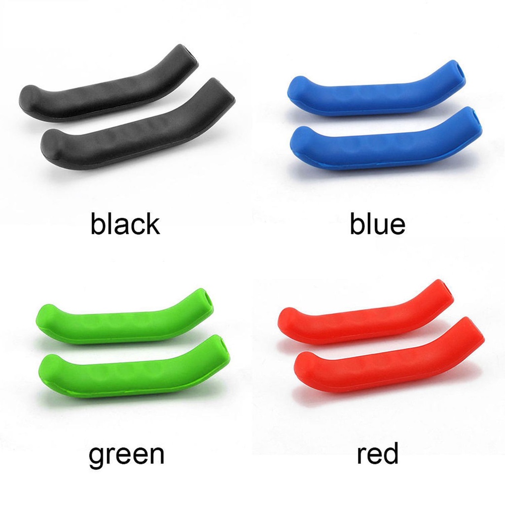 Brake Handle Silicone Sleeve Mountain Road Bike Dead Fly Type Lever Protection Cover Bicycle Sets Silicone Black