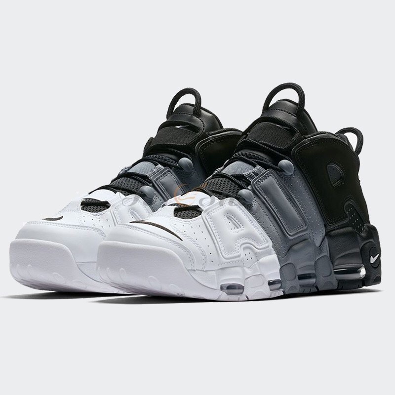 NIKE AIR MORE UPTEMPO 96 ĐEN XÁM TRẮNG