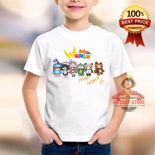 Áo thun Hero Team Mini World siêu cute | Hàng độc vải đẹp | 4 màu MC14
