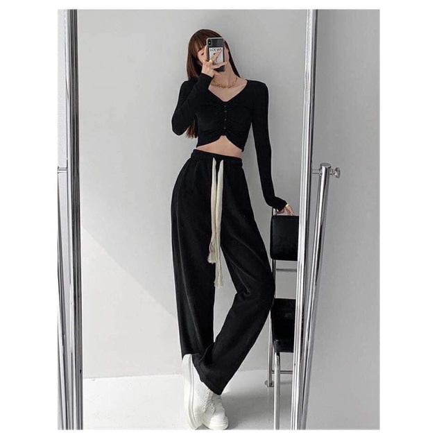 Quần CULLOT dây đính cạp chun &amp; quần viền xẻ cúc bấm ⚡️FREESHIP EXTRA⚡️lẻ = sỉ vui lòng ko kì kèo