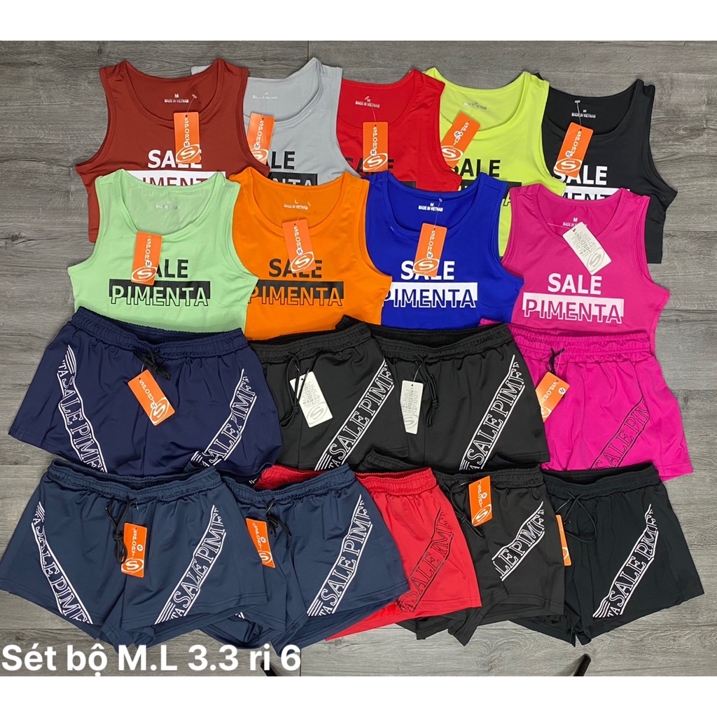 Đồ tập gym yoga thể thao nữ, set bộ áo crop quần đùi 2 lớp phối chữ nhiều màu đủ size Bin Sports BN061