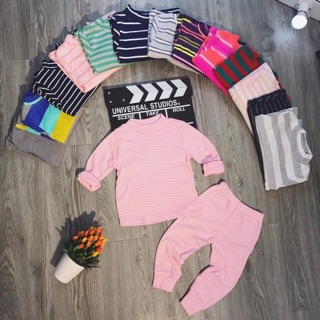 Combo 3 bộ ko chọn màu cotton cổ 3 phân