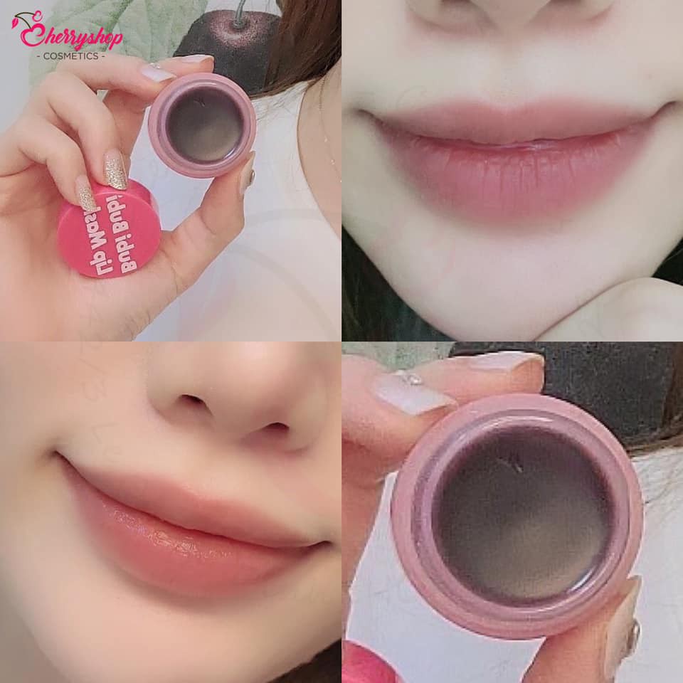 Mặt Nạ Ngủ Môi Dưỡng Ẩm Chống Lão Hóa Unpa Bubi Bubi Lip Mask 9g