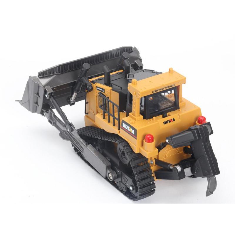 Mô hình máy ủi Huina 1569 đầu khiển từ xa RC Bulldozer 569 - Xe xúc đất công tình xây dựng Huina596 máy xúc Hulna 1569