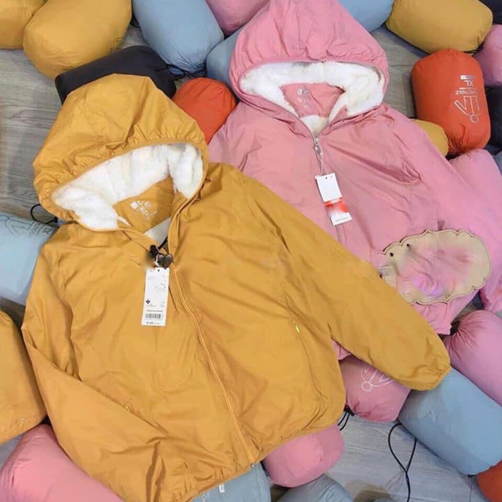 Áo Gió Lót Lông nữ chống nước siêu ấm mẫu mới nhất