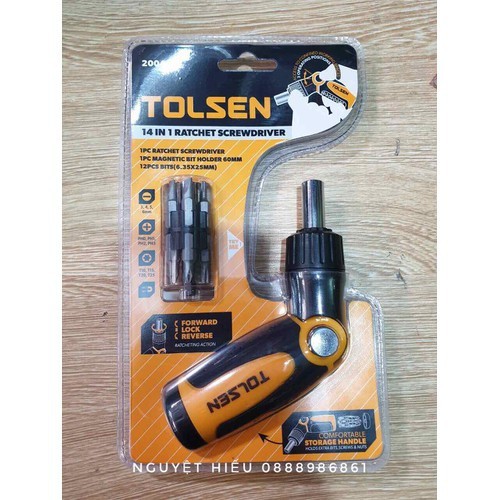 BỘ VÍT TỰ ĐỘNG 12 MŨI TOLSEN 20040 - hàng chính hãng, sẵn có