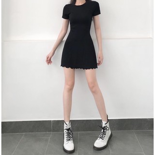 ĐẦM THUN GÂN DÁNG XOÈ