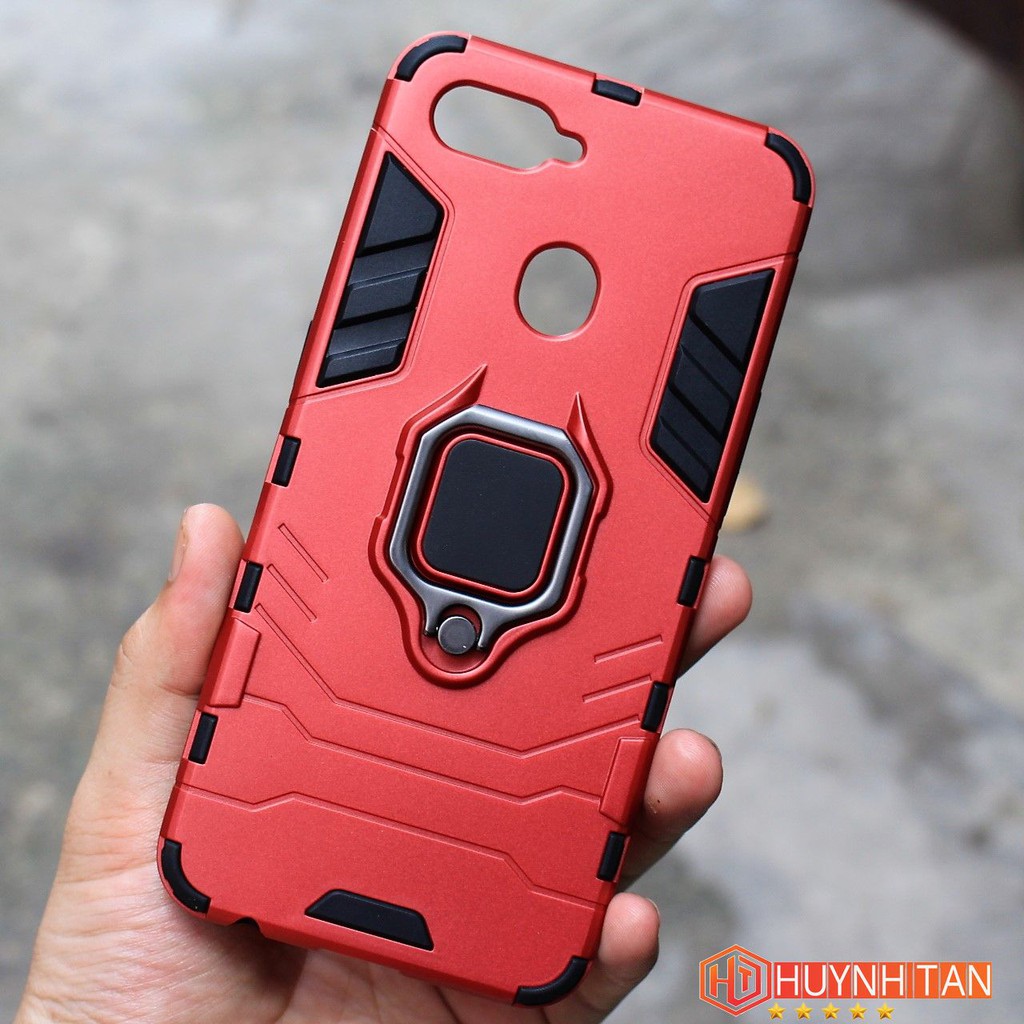 Ốp lưng Oppo F9 , F9 Pro , Realme 2 Pro chống sốc Iron Man ver 2 có Iring (Full Màu)