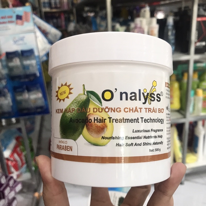 Kem Hấp Dầu O'nalyss Trái Bơ - Hũ 500g