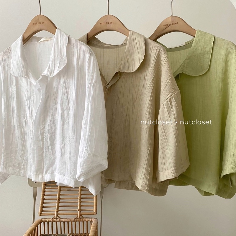 Áo sơ mi croptop _ A0451