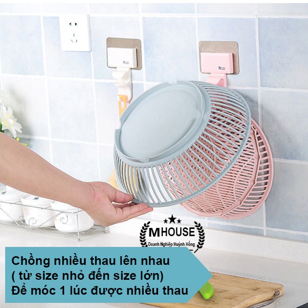 Móc treo đa năng dán tường treo thau rổ | BigBuy360 - bigbuy360.vn
