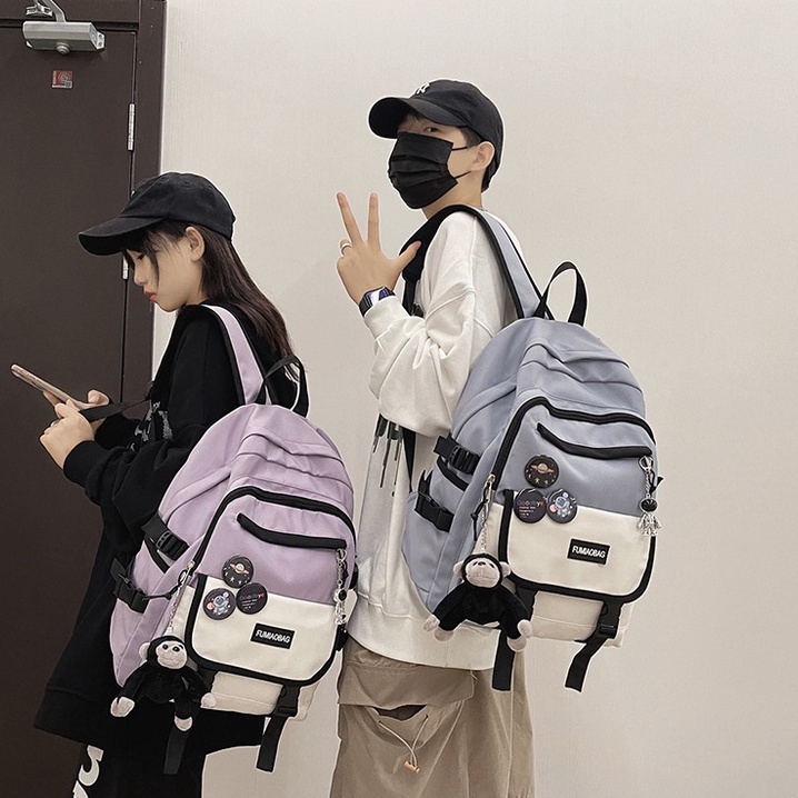 Balo nam nữ đẹp giá rẻ thời trang cao cấp ZONY cặp sách đi học ulzzang đựng laptop chống nước