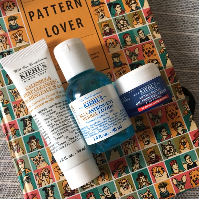 Set dưỡng da mụn 3 bước Herbal Kiehl's minisize