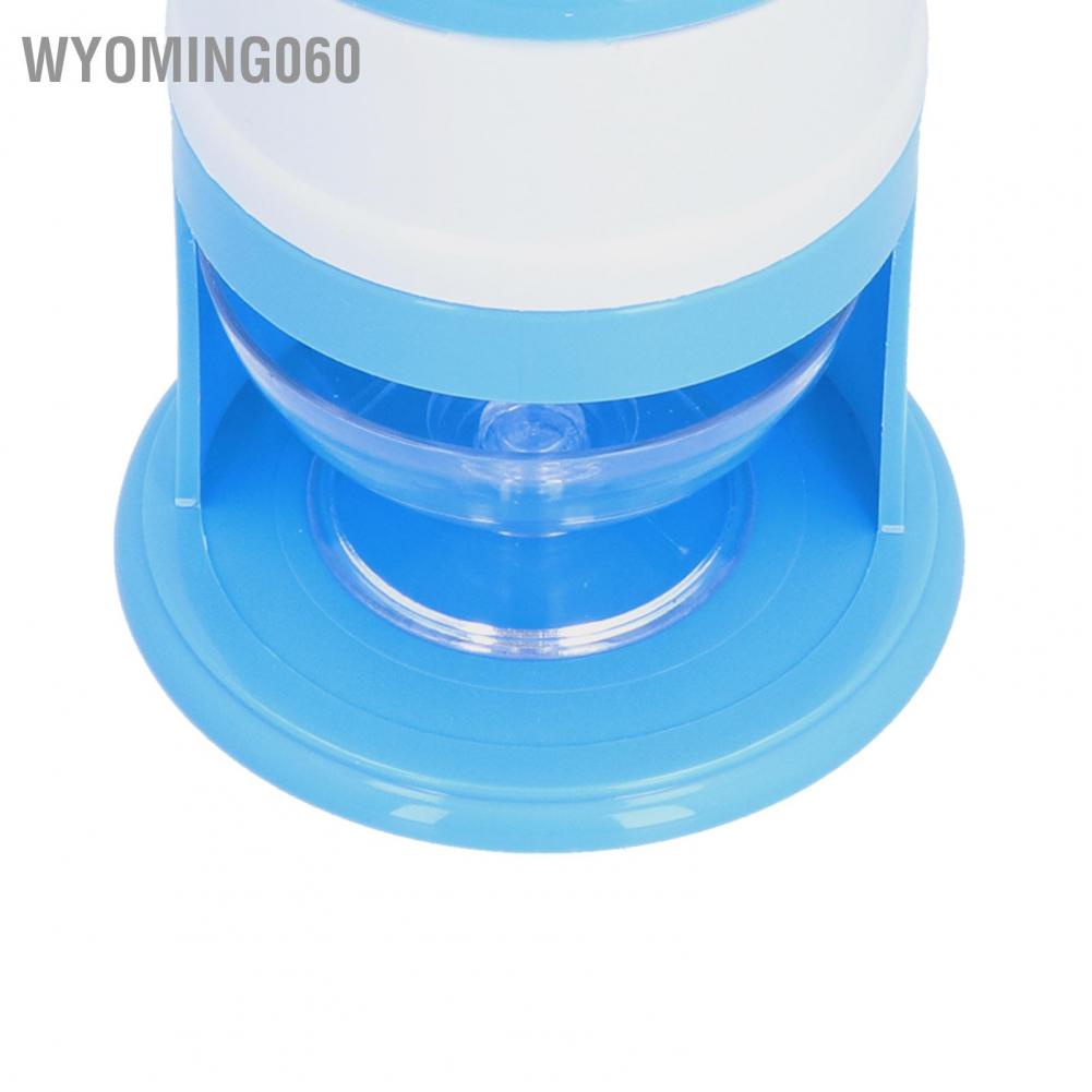 Wyoming060 Mini Ice Shaver Handheld Portable Manual Crusher Shaved Machine for Household