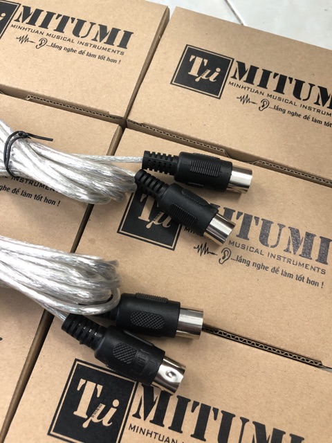 Dây MIDI 2 đầu tròn 5 chân