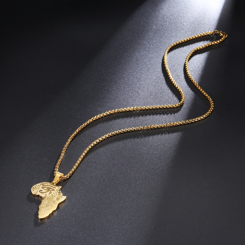 (MớI) Vòng cổ HợP Kim HìNh Đôi MắT Horus ĐộC ĐáO