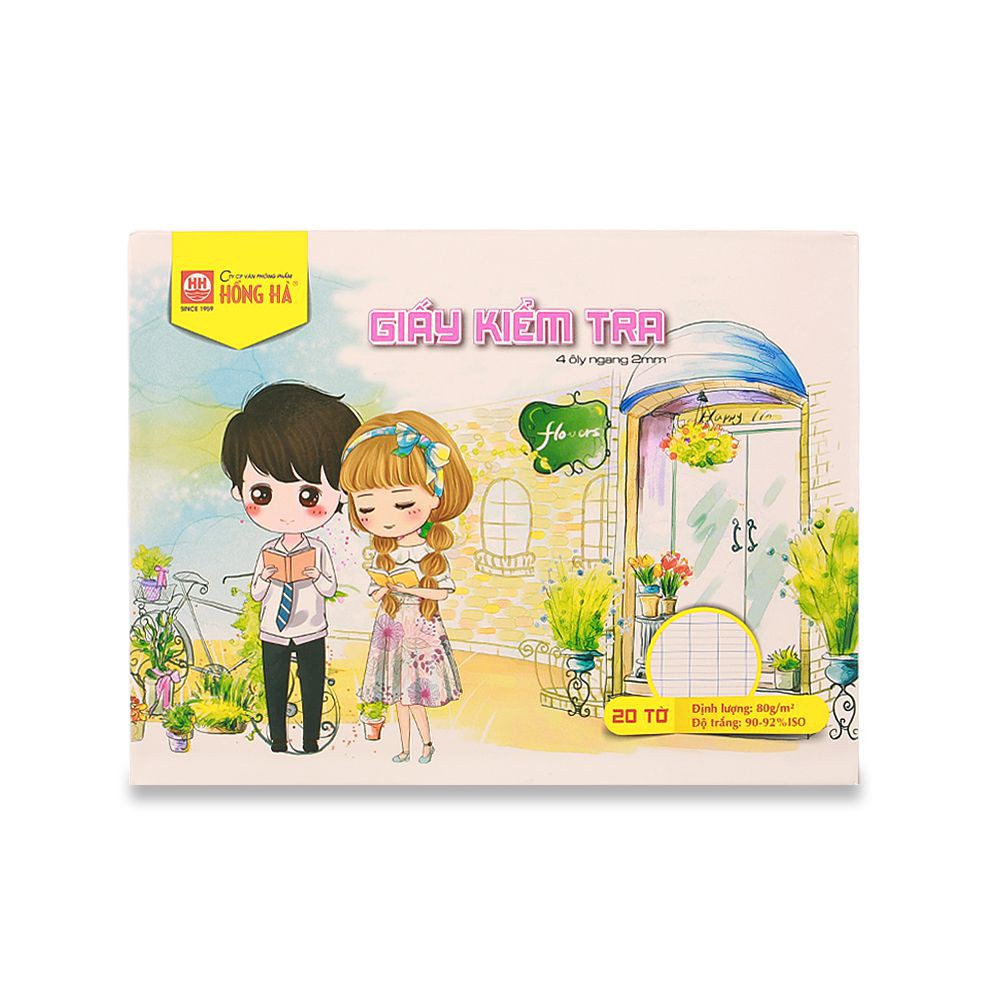 Giấy kiểm tra kẻ ngang Chibi 4937