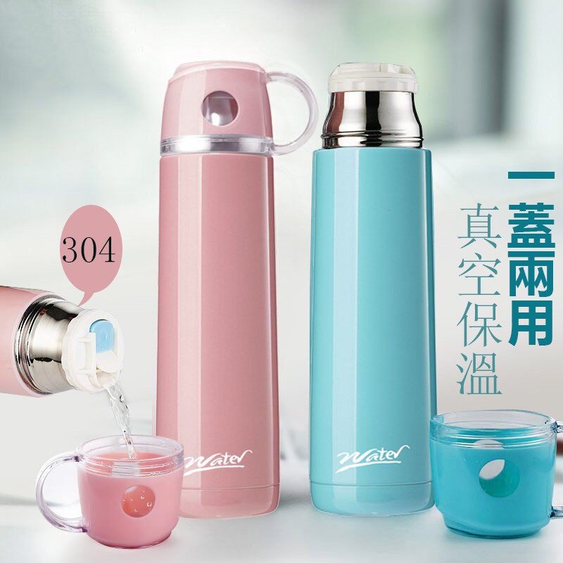 Một Cốc Sử Dụng KépBình Nước Giữ Nhiệt Bằng Thép Không Gỉ 500ml 304 S Chất Lượng Cao