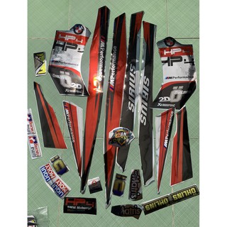 Tem sirius fi HP4 đỏ đen crom