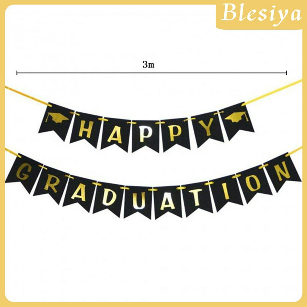 [Blesiya] Banner Chúc Mừng Tốt Nghiệp Trang Trí Lớp Học