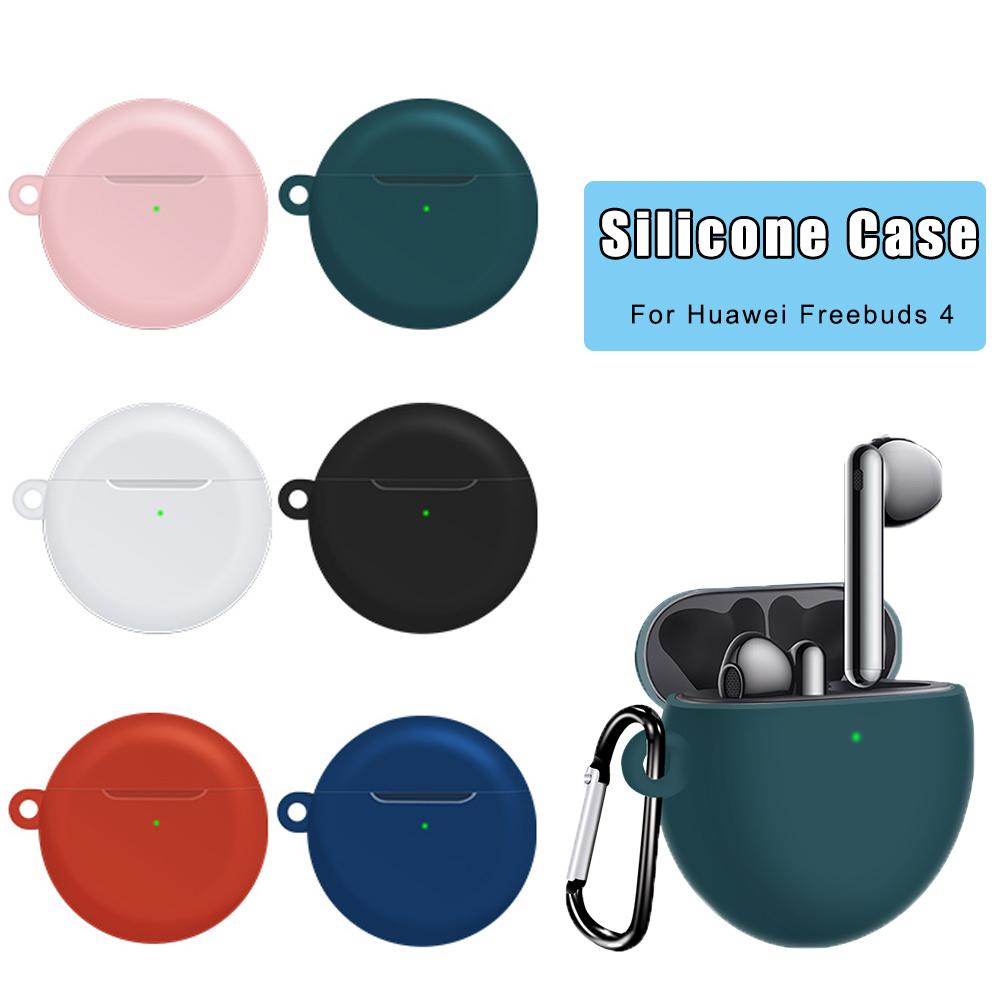 BTLIMER Vỏ Bảo Vệ Hộp Sạc Tai Nghe Huawei Freebuds 4 Bằng Silicon Mềm Dẻo Chống Rơi Sang Trọ
