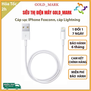 ☢️MẠI DÔ☢️ Cáp sạc IPhone Foxconn, cáp Lightning, Iphone 5/5s. Iphone 6/6s, Iphone 7, Ipad, phụ kiện sạc
