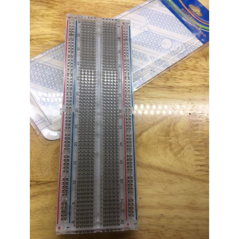 Test board . bread board 165x54mm - 830 lỗ . 85x55mm 400 lỗ