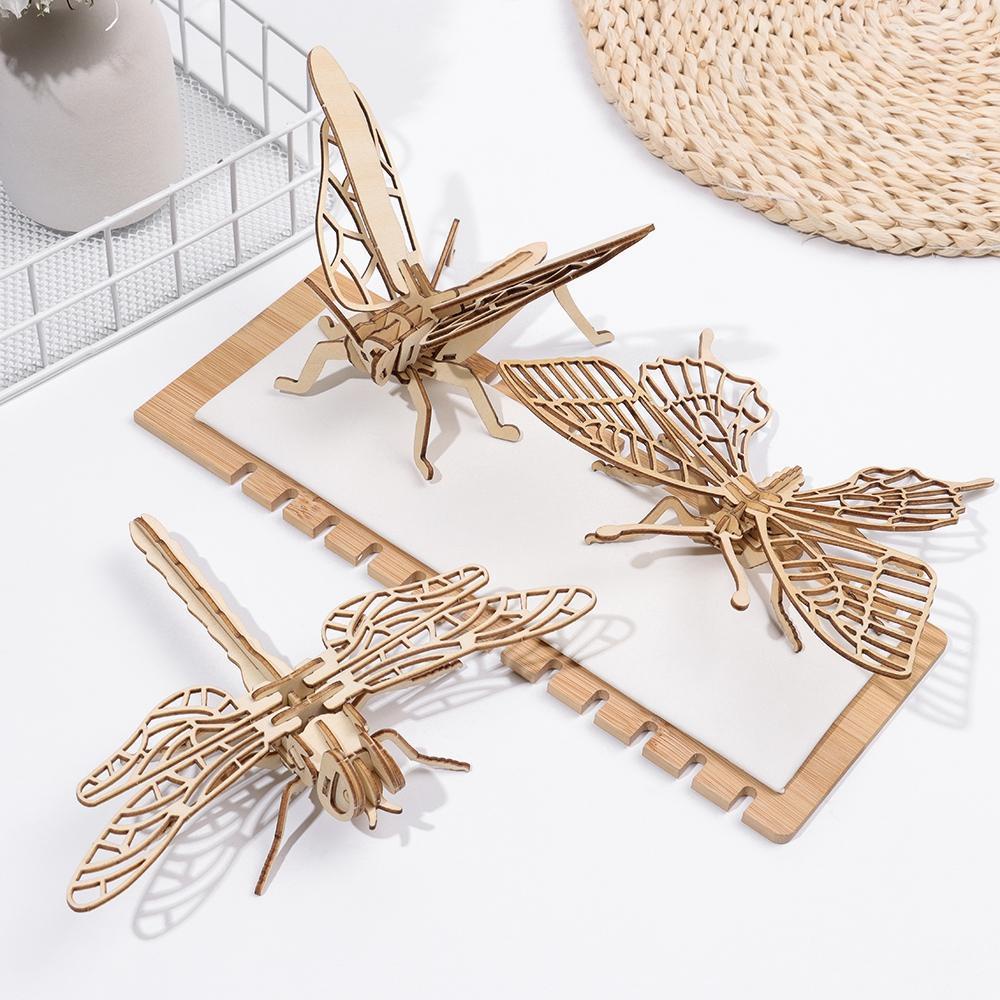 Đồ chơi trẻ em Lắp Ráp 3D Bằng Gỗ Thủ Công Montessori Giáo Dục Sớm Cho Bé