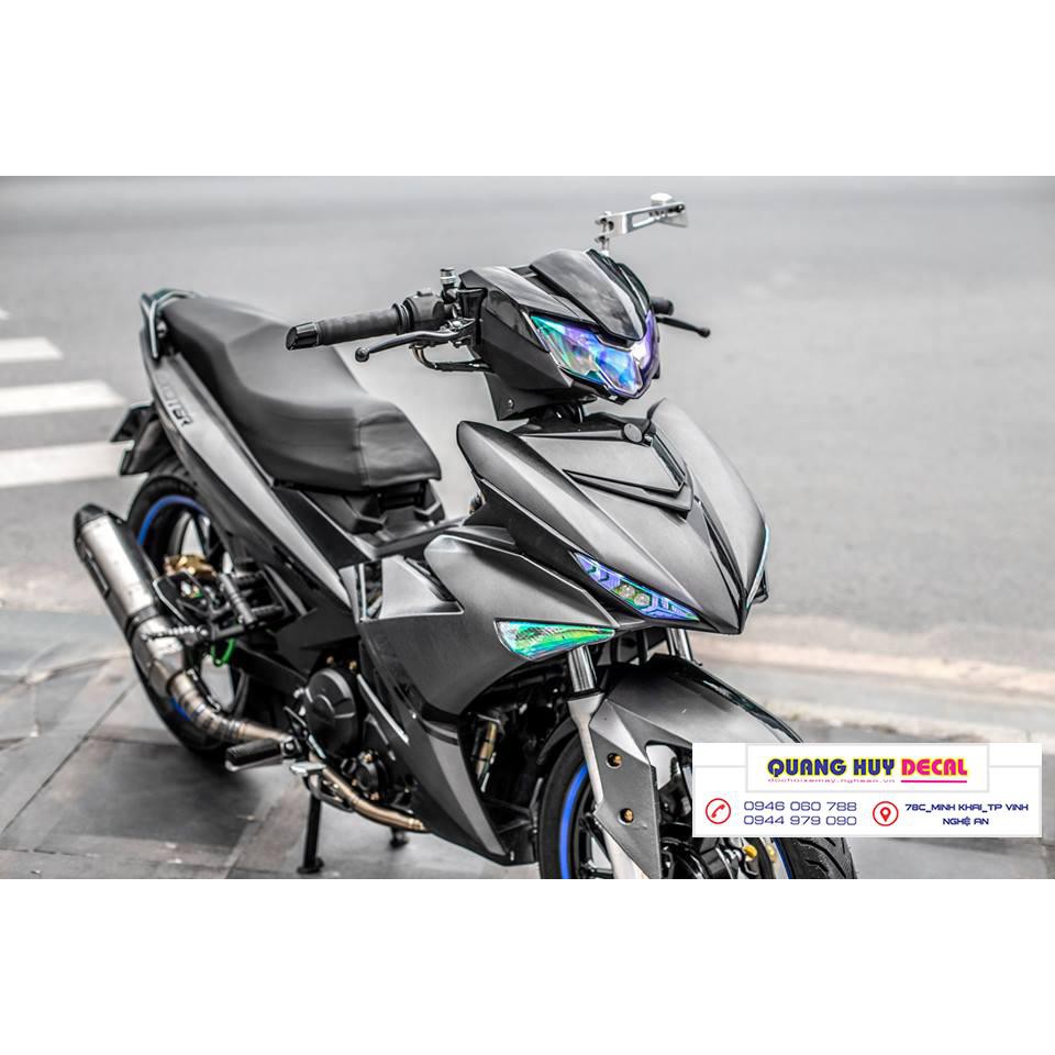 Tem trùm exciter 150 xám chì, độ team decal xe ex dán đời 2015-2020