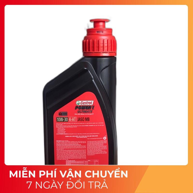 Castrol Power 1 Scooter 10W30 800ml - Nhớt tổng hợp toàn phần cao cấp cho xe tay ga (Mẫu mới)