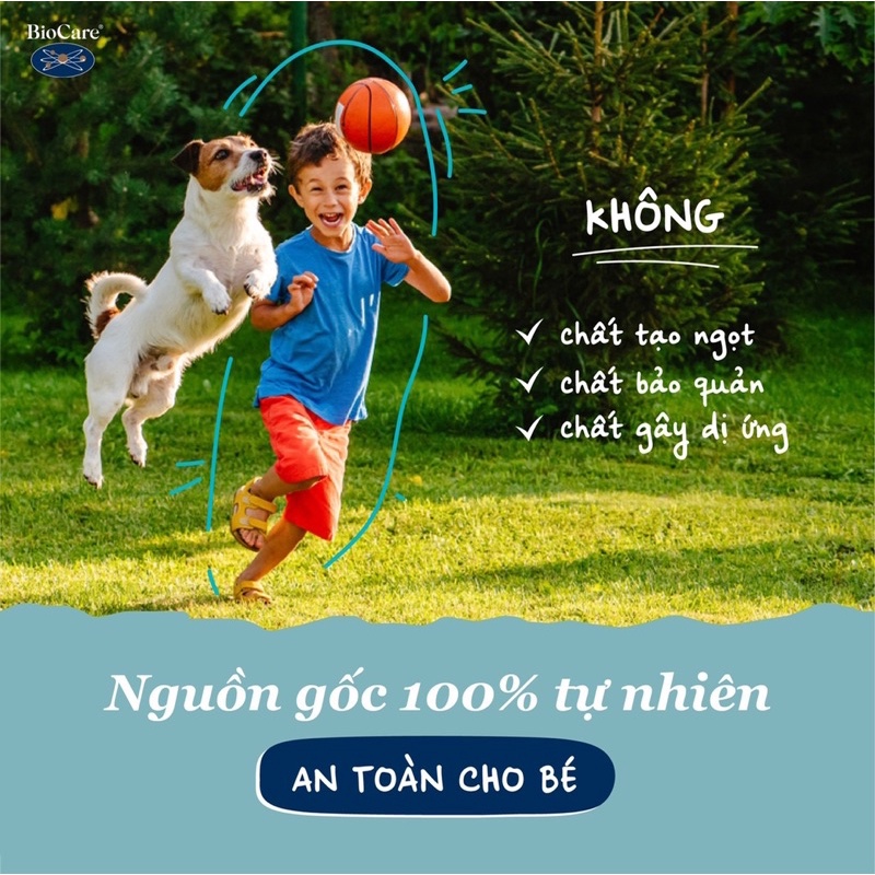 Kẽm dạng giọt Biocare Nutrisorb Zinc tăng cường sức đề kháng cho bé