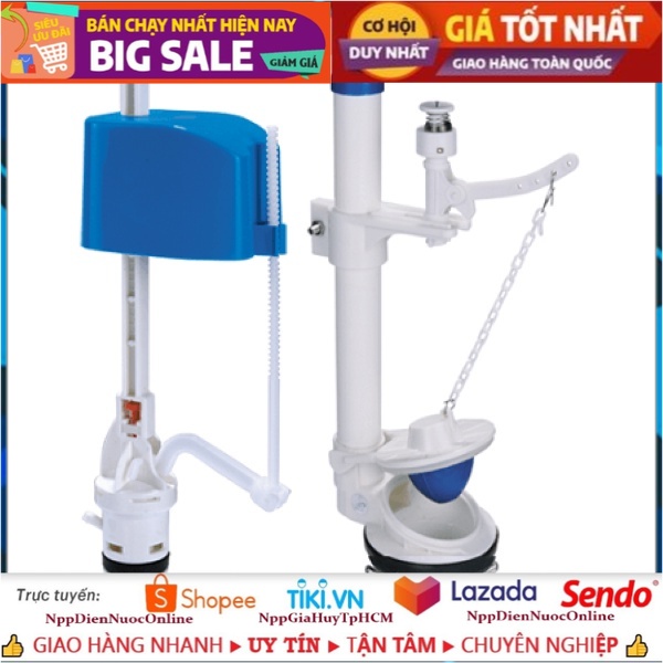 Bộ Xả Bồn Cầu Tay Nhấn, Tay Gạt COTA Cao Cấp Giá Rẻ Npp.